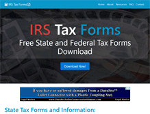 Tablet Screenshot of irs-taxforms.com